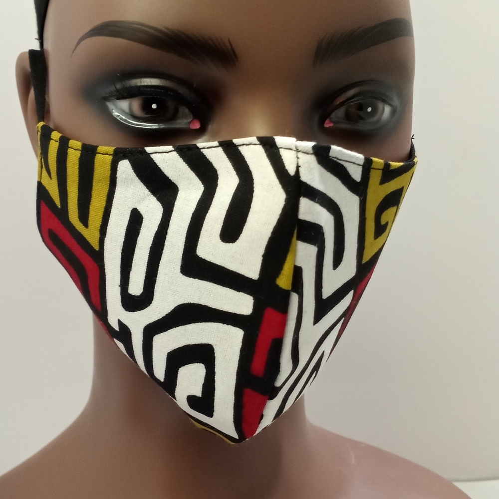 African handmade face masks